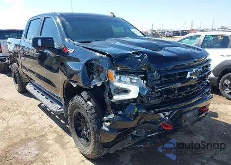 2022 Chevrolet Silverado 1500 4Wd Short Bed Lt Trail Boss from USA, damaged, VIN 3GCUDFED1NG638104